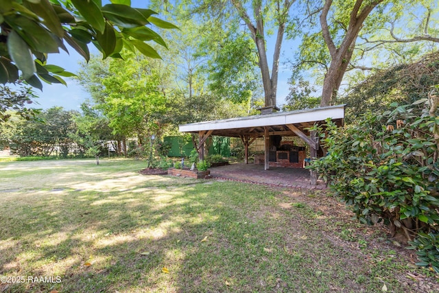 300 W Saint Louis St, Lafayette, LA 70506 - view of yard with a patio