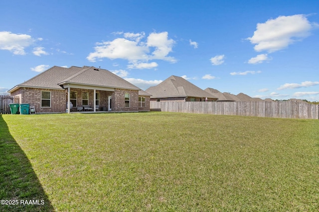 114 Marigold Ln, Maurice, LA 70555 - view of yard featuring a fenced backyard and a patio