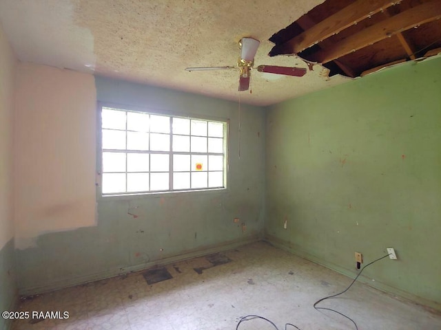 802 Myrtis St, New Iberia, LA 70560 - empty room with ceiling fan