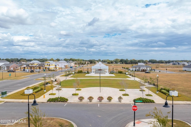 birds eye view of property featuring a residential view