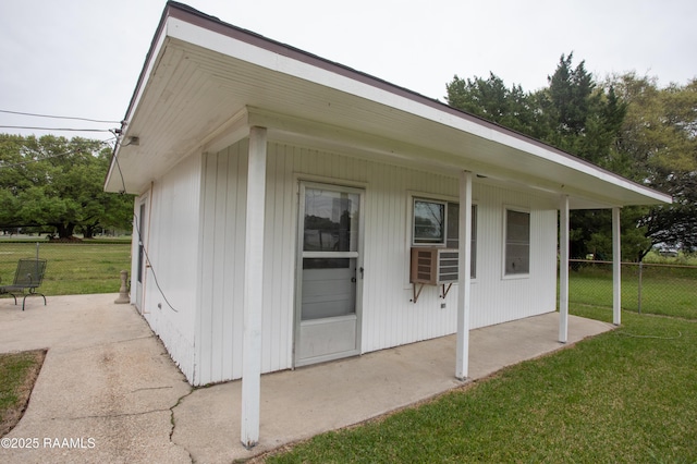 4189 Poydras Hwy, Breaux Bridge, LA 70517 - exterior space featuring cooling unit, fence, and a yard