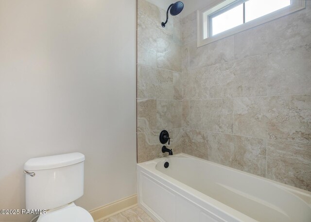 106 Rue De Chambery, Broussard, LA 70518 - full bathroom with toilet, baseboards, and  shower combination