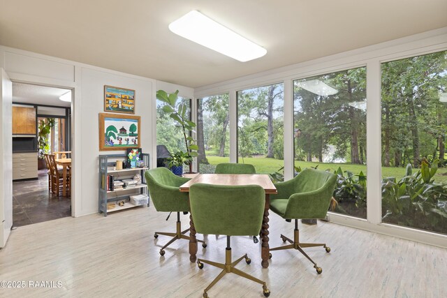 1 Eureka Plantation Rd, Lafayette, LA 70508 - sunroom with wood finished floors