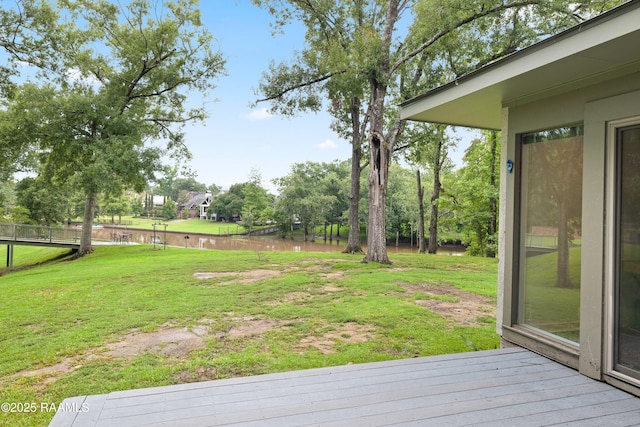 1 Eureka Plantation Rd, Lafayette, LA 70508 - view of yard with a water view