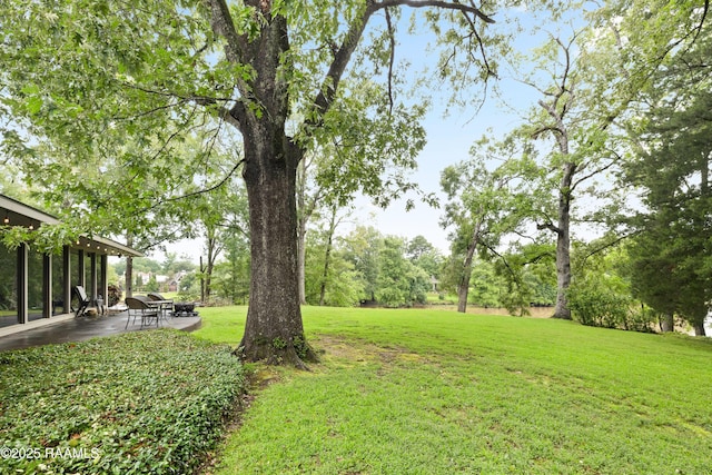 1 Eureka Plantation Rd, Lafayette, LA 70508 - view of grassy yard with a patio