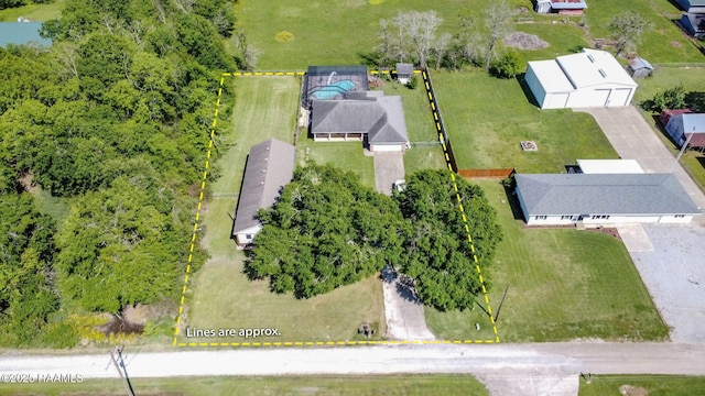 drone / aerial view