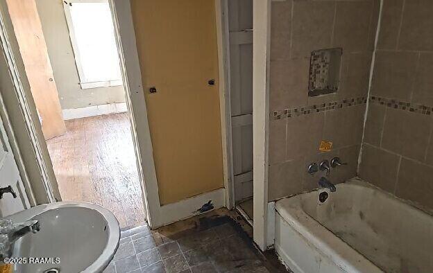 bathroom with a sink