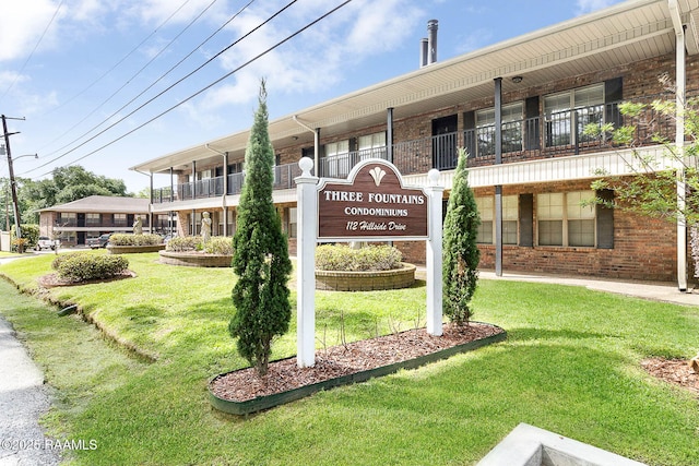 112 Hillside Dr Unit 3, Lafayette, LA 70503 - exterior space with a yard
