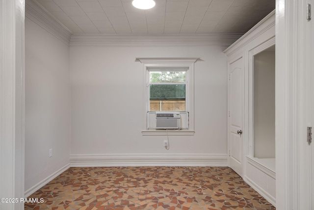 1013 Young St, Broussard, LA 70518 - unfurnished room featuring crown molding and cooling unit