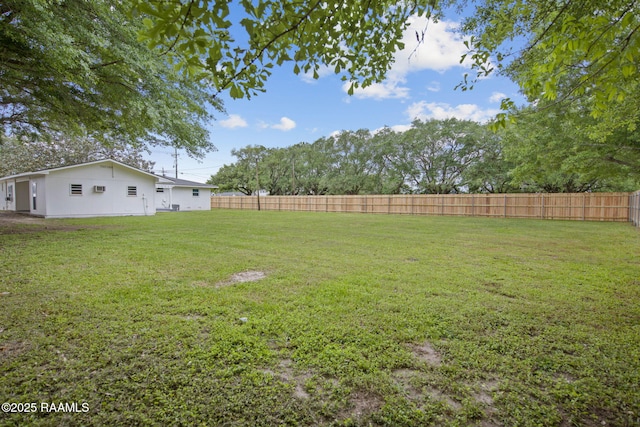 1013 Young St, Broussard, LA 70518 - view of yard featuring a fenced backyard
