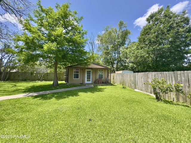 820 Genevieve Dr, Lafayette, LA 70503 - view of yard featuring a fenced backyard
