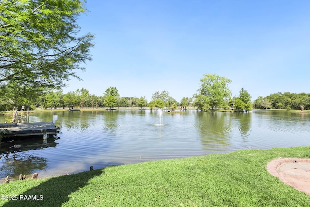 property view of water