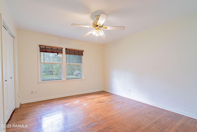 204 Eastland Dr, Lafayette, LA 70503 - unfurnished bedroom featuring light wood-type flooring, a closet, and baseboards