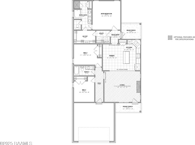 305 Bennington Ln, Youngsville, LA 70592 - view of room layout