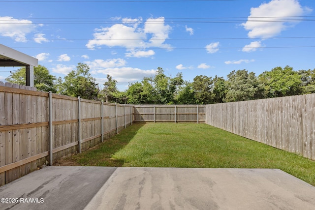 1612 Dehart Dr Unit A, New Iberia, LA 70560 - view of yard with a patio area and a fenced backyard