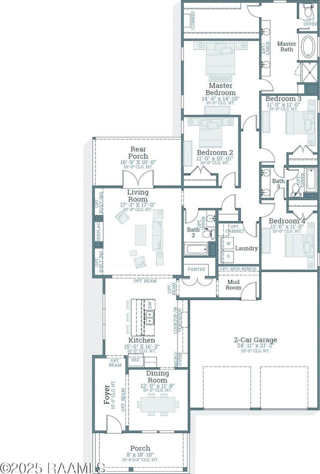 104 Manor House Ln, Lafayette, LA 70507 - view of layout