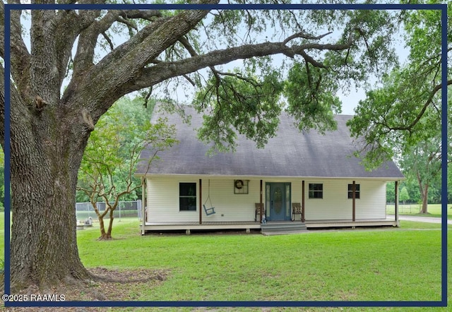 334 Meche Rd, Carencro, LA 70520 - view of front of house with covered porch