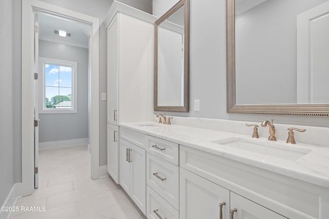 103 Arago Ct, Lafayette, LA 70508 - full bath featuring baseboards and double vanity