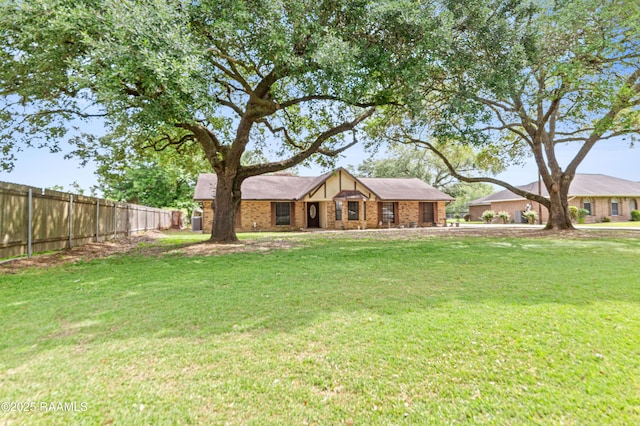 103 Failla Rd, Lafayette, LA 70508 - view of front of property with a front lawn and fence