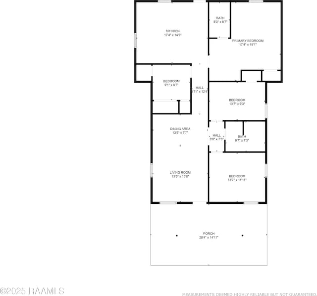 813 S Arenas St, Rayne, LA 70578 - floor plan