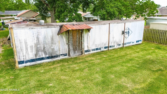 813 S Arenas St, Rayne, LA 70578 - view of outbuilding featuring an outdoor structure and fence
