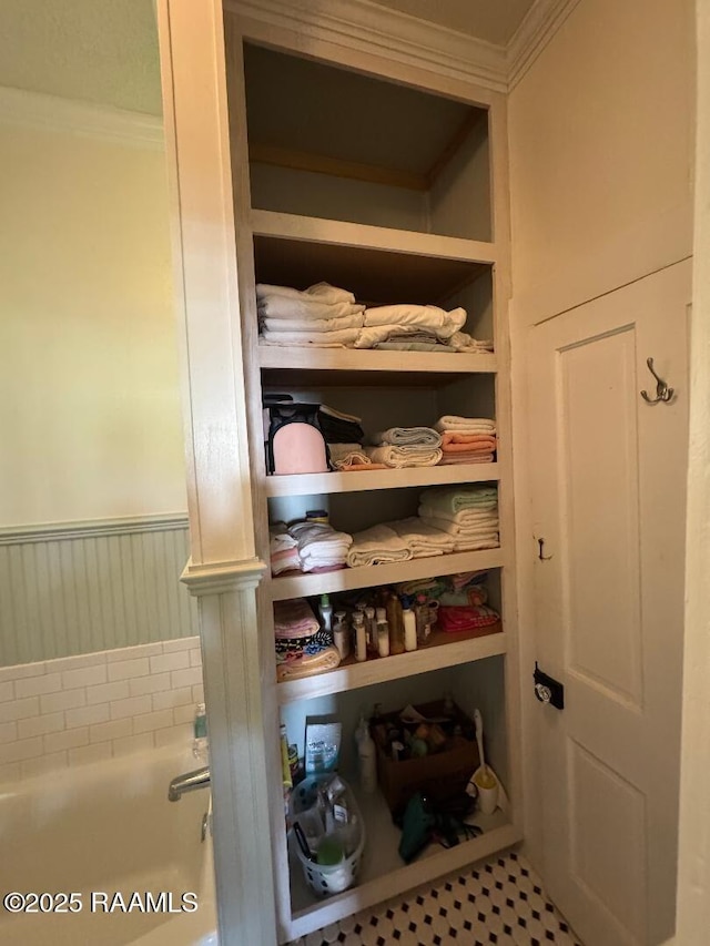 view of closet