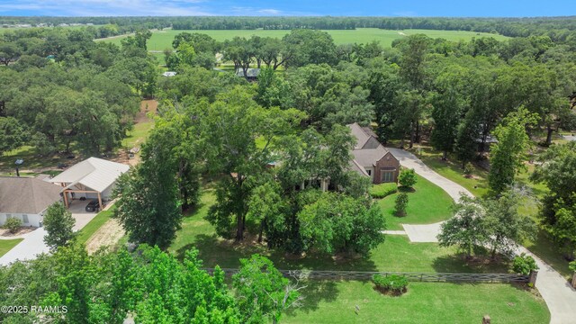 view of subject property