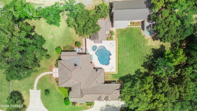 114 Daniel Ln, New Iberia, LA 70563 - view from above of property with a pool