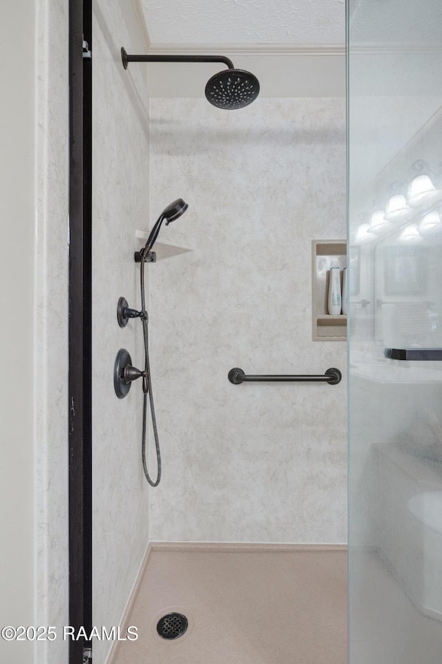 full bath featuring walk in shower