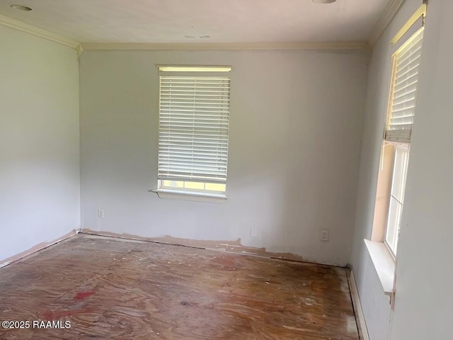 428 Nonc Lol Dr, Arnaudville, LA 70512 - unfurnished room with plenty of natural light and ornamental molding