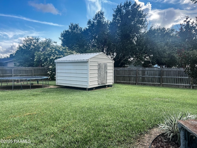 707 W Pine St, Erath, LA 70533 - view of yard featuring a trampoline