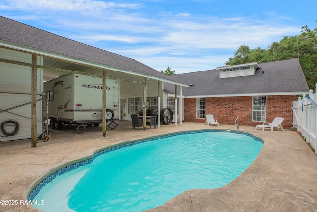 111 W Oaklawn Dr, Franklin, LA 70538 - pool featuring a patio