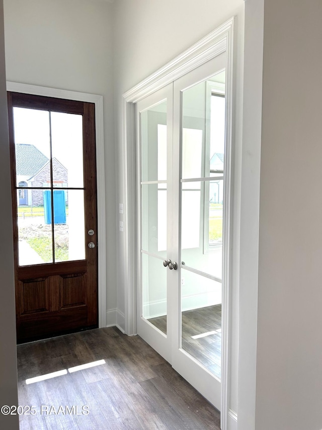 111 Fillmore Way, Lafayette, LA 70506 - entryway featuring wood finished floors and french doors