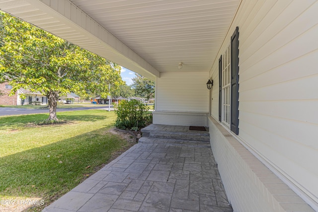 110 Karen Dr, Lafayette, LA 70503 - view of patio / terrace featuring covered porch
