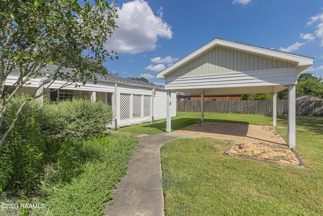 110 Karen Dr, Lafayette, LA 70503 - view of community with a patio, a yard, and fence