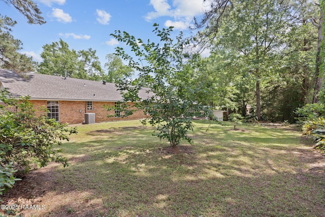 204 Tillou Andrus Dr, Opelousas, LA 70570 - view of yard featuring central AC unit