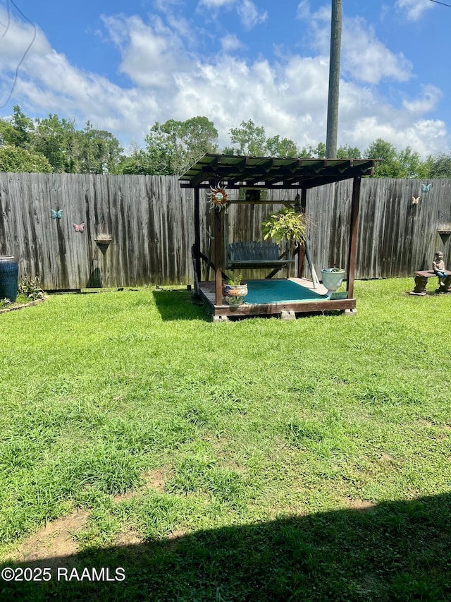 107 Octavia Dr, Scott, LA 70583 - view of yard with a pergola