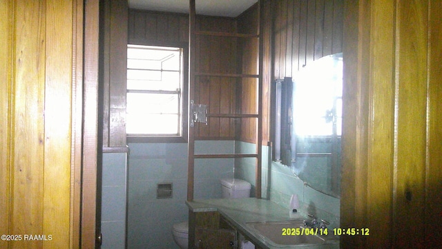 bathroom featuring toilet and a sink