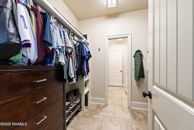 view of spacious closet