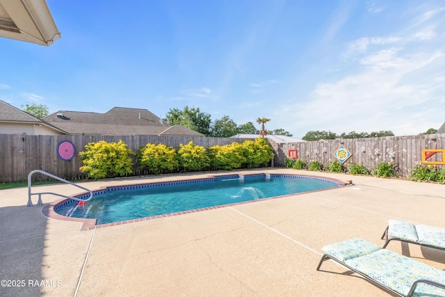 492 Kent St, Breaux Bridge, LA 70517 - view of swimming pool with a patio and a fenced backyard