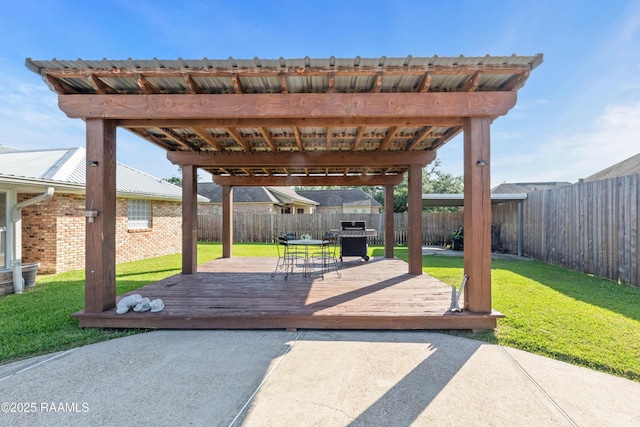 492 Kent St, Breaux Bridge, LA 70517 - view of patio / terrace featuring a deck and area for grilling