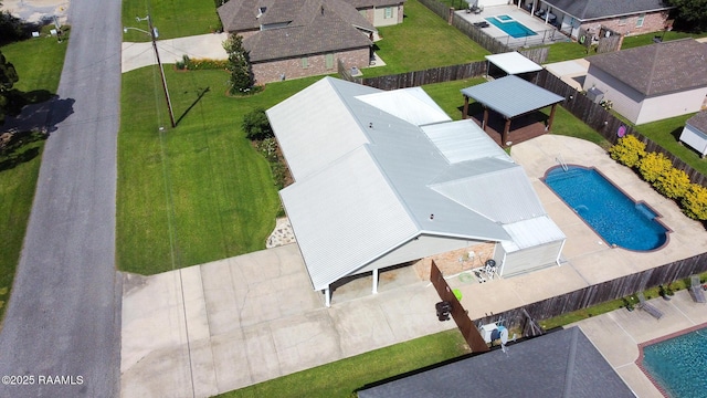 492 Kent St, Breaux Bridge, LA 70517 - aerial view of a pool