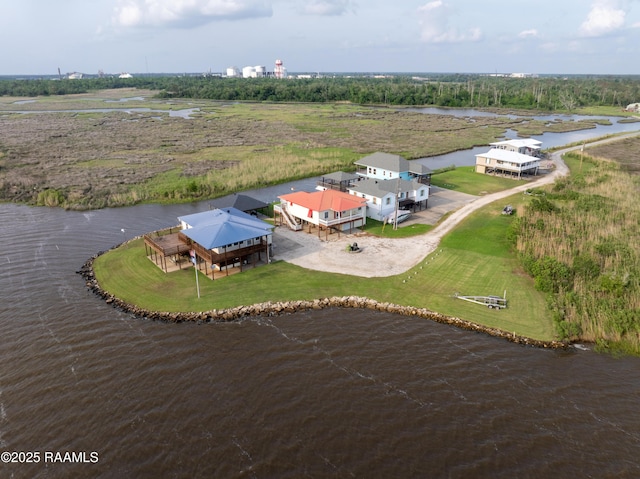 4998 Airhart Rd Unit A, Lake Charles, LA 70605 - birds eye view of property featuring a water view