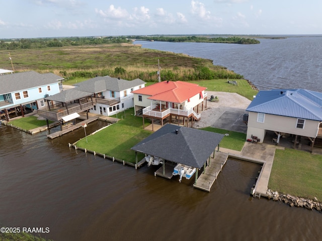 4998 Airhart Rd Unit A, Lake Charles, LA 70605 - drone / aerial view featuring a water view