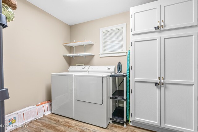 4998 Airhart Rd Unit A, Lake Charles, LA 70605 - laundry room with independent washer and dryer, laundry area, and light wood finished floors
