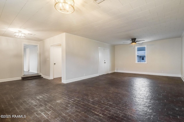 109 W Roosevelt St, Broussard, LA 70518 - unfurnished room featuring a ceiling fan and baseboards