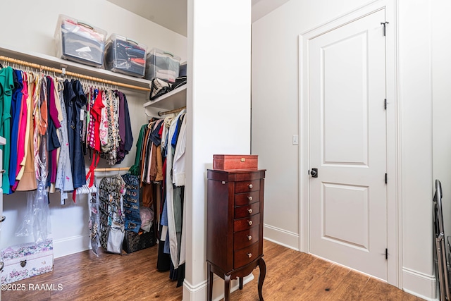104 Peaceful Hollow Ln, Lafayette, LA 70508 - spacious closet featuring wood finished floors