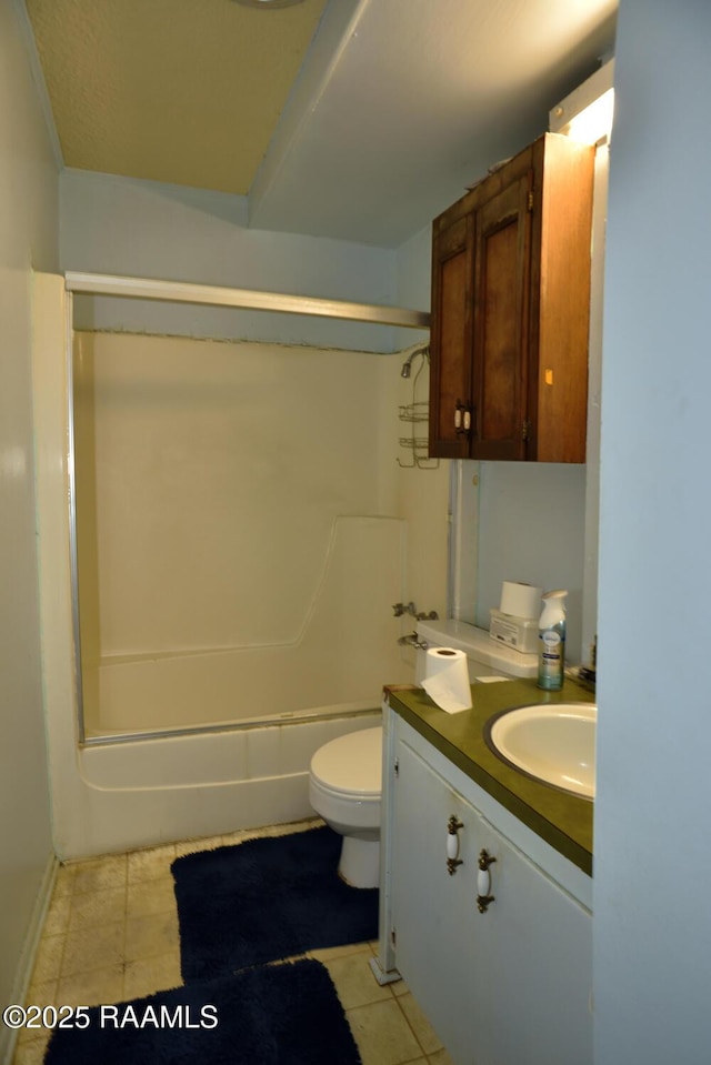 118 Fraternity Dr, Lafayette, LA 70506 - full bathroom featuring vanity, tile patterned floors, bathtub / shower combination, and toilet