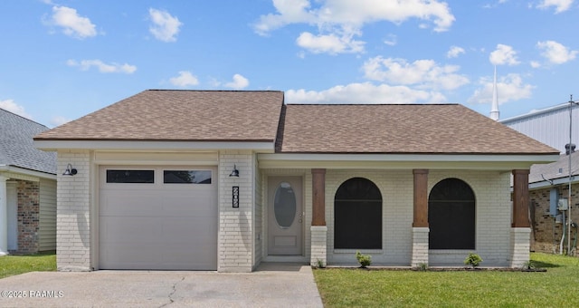 202 Victory Dr, Lafayette, LA 70506 - view of front facade featuring brick siding and a shingled roof