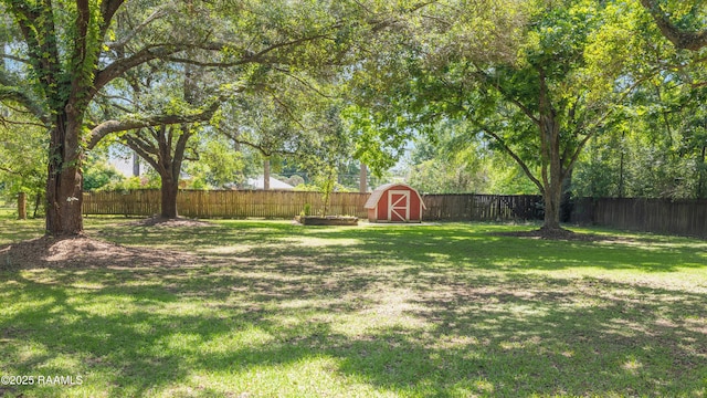 201 W Eleanor St, Opelousas, LA 70570 - fenced backyard with a shed